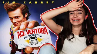 FALLING OVER Ace Ventura: Pet Detective (1994) REACTION