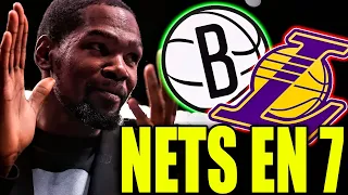 🗣"KEVIN DURANT Y BROOKLYN NETS VENCERAN A LAKERS"