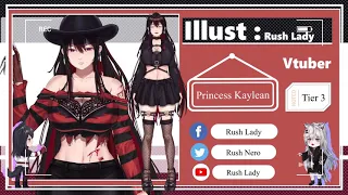 Showcase Live2D Vtuber : Princess Kaylean