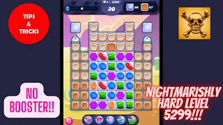 Tips and Tricks to beat Level 5299 of Candy Crush Saga - No Boosters