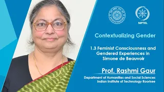 Lecture 03: Feminist Consciousness and Gendered Experiences in Simone de Beauvoir