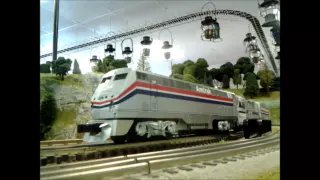 MTH Railking 30-4018-1 Amtrak Genesis Set with Proto Sound 1 & Passenger/Freight Announcements