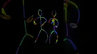 Glow Stick Dance Iko Iko || My Bestie || Dancing lights Amazingly Beautiful