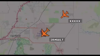 C-17 and KC-10 working the pattern with (ATC) in Travis AFB(KSUU)