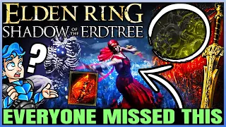 Shadow of the Erdtree - ALL 84 New Gameplay Secrets You MISSED - Game Changing Details - Elden Ring!