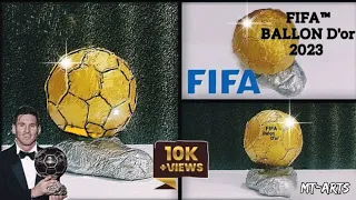 How To Make Ballon D'or /Fifa Ballon d'or From Cardboard & papers  (DIY FIFA-Trophy) #114 MT-ARTS