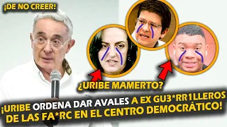 ¡URIBE MAMERTO! URIBE ORDENA DAR AVALES A EX GU3*RR1LLEROS DE LAS FA*RC EN EL CENTRO DEMOCRÁTICO