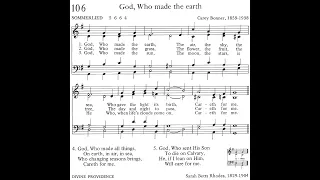 God, Who Made the Earth - The book of praise 106 [organ + vocal]