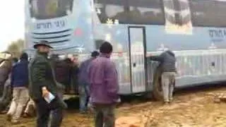 Bus stuck in mud - part 2