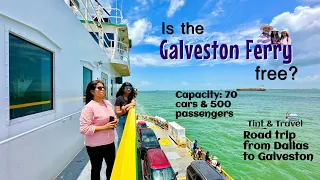 Galveston Ferry free? | a road trip from Dallas to Galveston | Sam Houston Statue | Texas