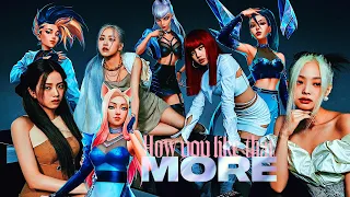 K/DA X BLACKPINK - MORE X HOW YOU LIKE THAT (W/ MADISON BEER, (G)I-DLE & MORE) [MASHUP]