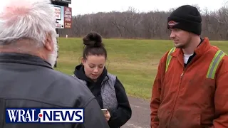 Man delivers FedEx packages left on the side of a highway