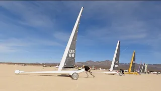 Sailing on Wheels - Land Sailing in the California/Nevada Desert