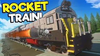 I Attached OVERPOWERED Rockets to a Train! (Teardown Mods)