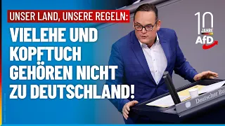 Vielehe und Kopftuch gehören nicht zu Deutschland!