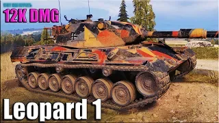 ЛЮТЫЙ СТАТИСТ на НЕМЕЦКОМ СТ ✅ 12к урона ✅ World of Tanks Leopard 1 лучший бой