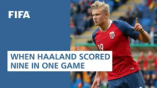 Erling Haaland The Day Scored 9 Goals in 1 Game