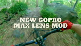 Trying My New GoPro Max Lens Mod  at Graham Hills MTB Trails