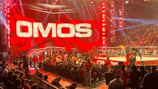 Omos Entrance Live WWE Monday Night RAW Jan. 16, 2023