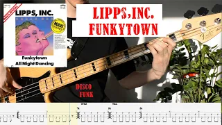 BassTabs | Lipps Inc - Funkytown | disco funk Бас табы