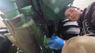 How to change hydraulic fluid, filters & suction screen on John Deere 4560 MFWD.