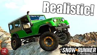 SnowRunner: THIS NEW JEEP is one of the BEST, REALISTIC CRAWLERS! (Console & PC)