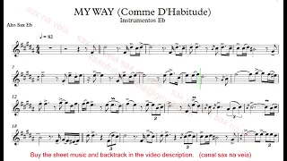 My Way - Frank Sinatra Alto Sax Eb