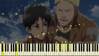 Attack on Titan / Shingeki no Kyojin S2 E06 - "Vogel Im Käfig" (Piano Synthesia + Strings Extended)