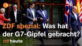 G7-Gipfel in Elmau - Kanzler Scholz zieht Bilanz | ZDF spezial