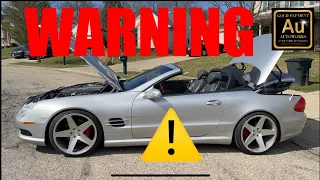 BEWARE & WARNING!!! COILOVER INSTALLATION PROBLEMS - SL500 CL500 ABC Conversion - WATCH THIS!!!!