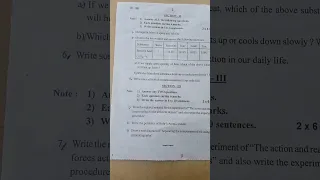 9th class sa2 physics question paper 2023