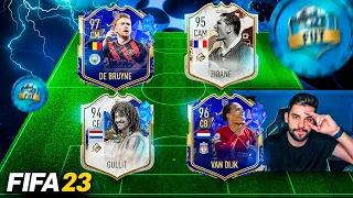 *INSANO* TIREI 15x ICONS E 4 TOTY no MELHOR FUT DRAFT DO FIFA 23!