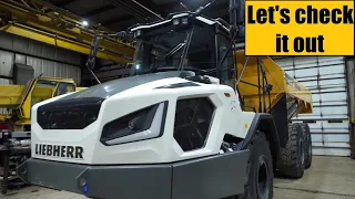 Liebherr TA230 Haul Truck - walk around & cab tour