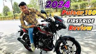 New Launch 2024 Model Bajaj Pulsar 150 Digital Meter First Ride Review | New Pulsar 150 Test Ride