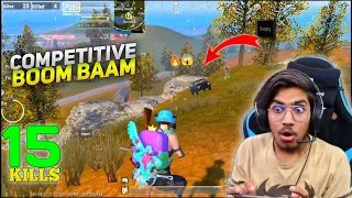 OMG 😱 15 KILLS IN COMPETITIVE || PUBG LITE COMPETITIVE GAMEPLAY