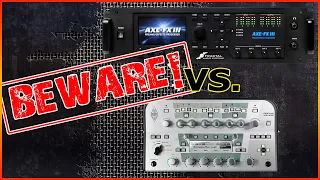 Beware of Axe FX 3 vs Kemper Comparisons