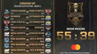 MSI 2019 Play-In Highlights ALL GAMES 1-4 Day 2 First Half of matches