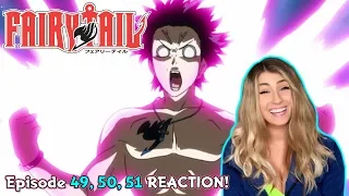 FLYING GRAY! Fairy Tail Episode 49, 50, 51 REACTION!