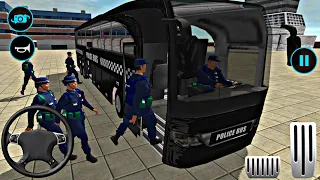 US Police Bus Mountain Driving Simulator 🚓👮 💥 || Gameplay 280 || Driving Gameplay