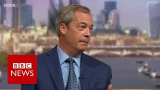 'Donald Trump is on course to win' Nigel Farage - BBC News