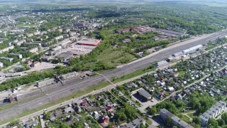 Город Щёкино, Тульской области. Съёмка с квадрокоптера