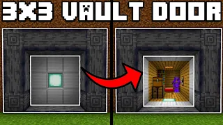 🦅 Minecraft Bedrock 1.19 | EASIEST 3x3 VAULT DOOR TUTORIAL!