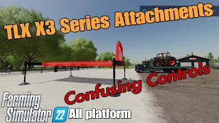 TLX X3 Series Attachments / FS22 mod for all platforms