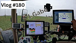 Vlog #180 1st dose in rapeseed. Which fertilizer do I use? #precisionfarming
