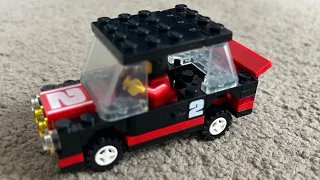 Building LEGO 1496 Rally Car (1987)