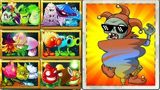 Random 30 Team Plants Vs Jester Zombie LEVEL 10 - Who Will WIn? - Pvz 2 Challenge