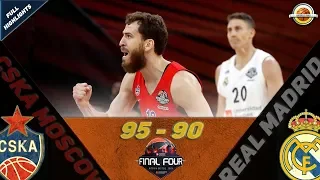 CSKA Moscow - Real Madrid |95-90| ● Full Highlights ● Final Four Semifinal