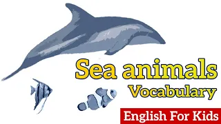 Sea Animals Vocabulary | English for kids
