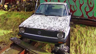 ABANDONED and Sad Volkswagen Golf MK1