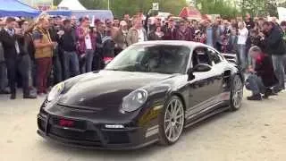 1350HP Porsche 9ff GTronic LOUD revving!